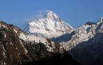 De undsatte bjergbestigere er blevet fløjet i sikkerhed, efter at de er blevet fundet i en basecamp nær Indiens næsthøjeste bjerg, det 7826 meter høje Nanda Devi. Foto: Stringer/Ritzau Scanpix