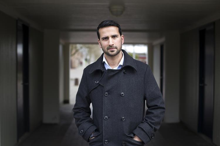 Kashif Ahmad er ifølge Jyllands-Posten flere gange blevet udsat for religiøs diskrimination i valgkampen. Foto: Mathias Svold/POLFOTO