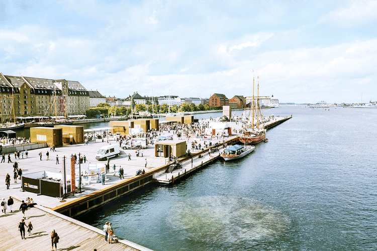 København er en af 12 værtsbyer ved næste års EM-slutrunde, og Ofelia Plads bliver det officielle mødested. Pressefoto Ofelia Plads