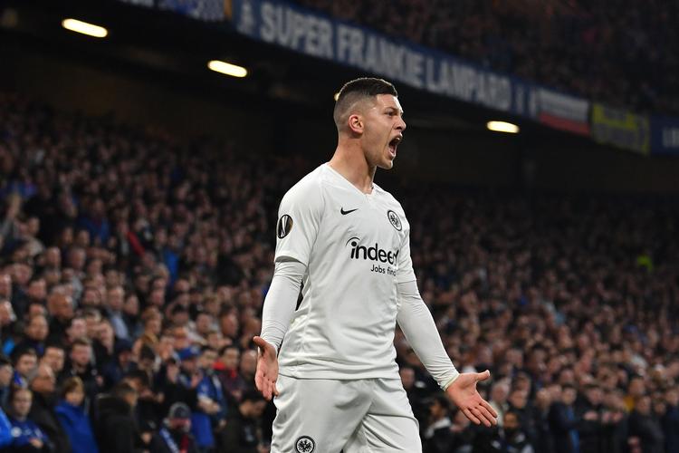 
27 mål i 48 kampe for Eintracht Frankfurt har overbevist Real Madrid om, at serberen kan forstærke den spanske storklub. Foto: Ben Stansall/Ritzau Scanpix