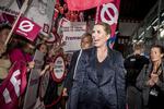 
    Mette Frederiksen fra Socialdemokratiet ankommer til 'Det sidste ord' partilederdebat i TV 2s studie på Københavns Hovedbanegård.
   Foto: Mads Claus Rasmussen/Ritzau Scanpix
