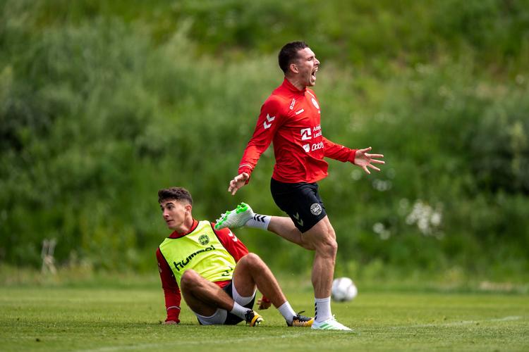 
Gennem hård træning i en nedgangstid har Pierre-Emile Højbjerg skabt sig et stort comeback både i 
Southampton og på landsholdet. Foto: Thomas Sjørup/Ritzau Scanpix