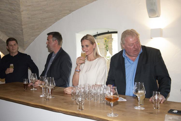 Kim Christiansen kæmpede for stemmer - bl.a. på et debatmøde under det gamle Ceres-bryggeri sammen med Leif Lahn-Jensen (S) og Britt Bager (V). Foto: Stine Rasmussen