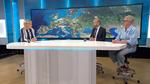 Lotte Folke Kaarsholm havde i torsdags besøg af Lars Midtiby og Mette-Line Thorup i 'Deadline'-studiet.  Foto: Framegrab/DR
