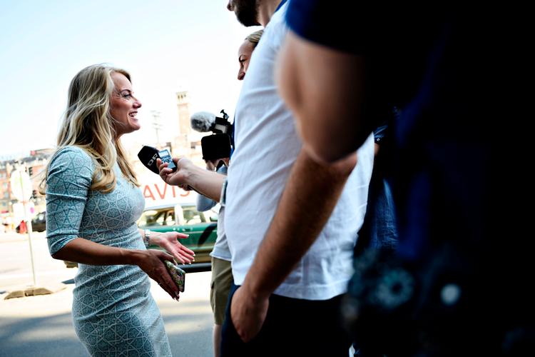 
Nye Borgerliges Pernille Vermund er med til at forandre sproget, når hun udtaler sig om pædagogers løn. Foto: Philip Davali/Ritzau Scanpix