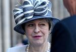 
   Theresa May var forleden i Normandiet for at mindes 75-året for D-dagen i Normandiet.  Bertrand Guay/Pool via REUTERS
   Foto: Pool/Ritzau Scanpix