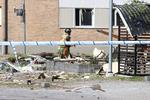 
    En voldsom eksplosion, som formentlig var en bombe, rystede fredag formiddag den centrale del af den sydsvenske by Linköping.
Omkring 20 mennesker blev lettere kvæstet og adskillige bygninger blev beskadiget, siger politiet.Photo by JEPPE GUSTAFSSON / TT News Agency / AFP) / Sweden OUT
   Foto: Jeppe Gustafsson/Ritzau Scanpix