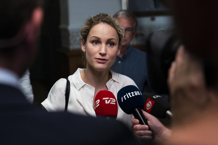 
    Enhedslistens Pernille Skipper ankommer til regeringsforhandlinger med Socialdemokratiet på Christiansborg i København, lørdag den 8. juni 2019. 
   Foto: Martin Sylvest/Ritzau Scanpix