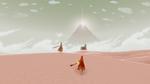 Spillet 'Journey' er ifølge spiludvikler Dino Patti et spændende eksempel på, hvad små udviklere kan gøre med den nye multiplayer-teknologi. Det er den kreativitet, alle skal kunne udnytte. Foto: That Game Company