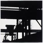 Kranerne får en grafisk skønhed i Keld Helmer-Petersens fotografi. Foto: Keld Helmer-Petersen: Sydhavnen, 1960’erne © Estate of Keld Helmer-Petersen