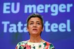 Margrethe Vestager siger, at en sammenlægning ville mindske konkurrencen og føre til højere priser. Foto: Francois Lenoir/Ritzau Scanpix