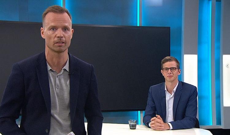 'Deadline'-vært Jacob Rosenkrands grillede LA's leder over en svag, men vedvarende ild.  Foto: Framegrab/DR