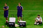 Argentinas superstjerne Lionel Messi (siddende) har endnu ikke vundet en turnering med landsholdet. Årets Copa América kan være sidste udkald.  Foto: Gustavo Ortiz/Ritzau Scanpix