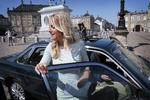 Pernille Vermund fotograferet, da hun sammen med de andre partiledere besøgte dronningen dagen efter folketingsvalget.  Foto: Jens Dresling/POLFOTO