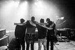 Coldplace beskriver sig selv som verdens førende Coldplay-tribute band. Her modtager de folkets hyldest.  Foto: Presse