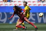 Thailand tabte også deres anden kamp ved VM til Sverige med 1-5.  Foto: Christophe Simon/Ritzau Scanpix