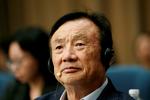 Huaweis stifter Ren Zhengfei fotograferet under en paneldiskussion i den kinesiske by Shenzhen tidligere i dag. Foto: Aly Song/Ritzau Scanpix