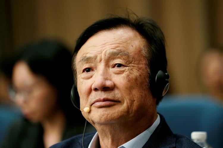 Huaweis stifter Ren Zhengfei fotograferet under en paneldiskussion i den kinesiske by Shenzhen tidligere i dag. Foto: Aly Song/Ritzau Scanpix