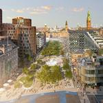 Hver dag passerer 9.300 biler og busser ad Vesterbro Passage mellem H. C. Andersens Boulevard og Bernstorffsgade, mens over 30.000 bevæger sig til fods på den strækning, hvor Tivoli har foreslået, at en park skal ligge.  Visualisering Tivoli/Gehl Architects