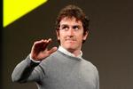 Geraint Thomas, der her ses under sidste efterårs præsentation af ruten til det kommende Tour de France, styrtede slemt i Tour de Suisse og måtte udgå. Foto: Gonzalo Fuentes/Ritzau Scanpix