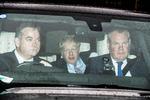 Boris Johnson fotograferet, da han forlod parlamentet tidligere i dag.  Foto: Daniel Leal-olivas/Ritzau Scanpix