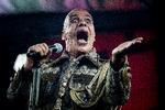 Rammstein spillede foran et fyldt Parken i københavn onsdag aften. Det tyske band var klart bedst i anden halvdel af koncerten. 
   Foto: Martin Lehmann/POLFOTO