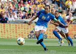 
Marta scorede for femte VM i træk, da hun fra 11-meterpletten bragte Brasilien i front mod Australien i gruppespillet.
   Foto: Jean-paul Pelissier/Ritzau Scanpix