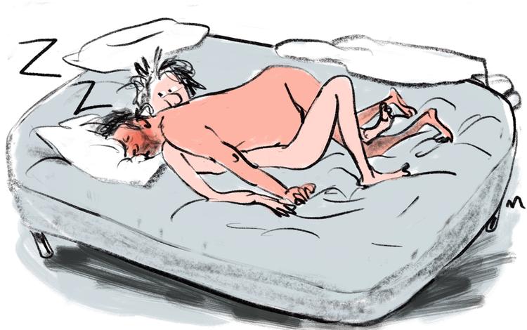 Hvis du ikke har særligt meget lyst, så er det også svært at få orgasme, lyder det fra professor i sexologi. Tegning: Mette Dreyer