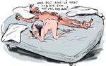 Kvinder får sjældent orgasme kun samleje, der skal anden stimulering til også. Tegning: Mette Dreyer