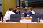 Trods intense forhandlinger, her mellem Emmanuel Macron, Pedro Sanchez, Donald Tusk og Angela Merkel, lykkedes det ikke at fordele EU's topposter på EU-topmødet i Bruxelles torsdag. Foto: EU