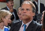 Mark Field har undskyldt men siger, at han tog fat i kvinden, fordi han frygtede, at hun var bevæbnet og udgjorde en sikkerhedsrisiko. Foto: Niklas Halle'n/Ritzau Scanpix