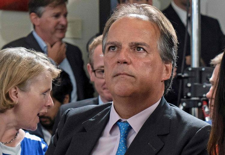Mark Field har undskyldt men siger, at han tog fat i kvinden, fordi han frygtede, at hun var bevæbnet og udgjorde en sikkerhedsrisiko. Foto: Niklas Halle'n/Ritzau Scanpix