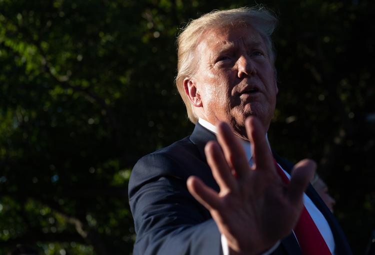 Trump afviser pure beskyldningerne.  Foto: Saul Loeb/Ritzau Scanpix