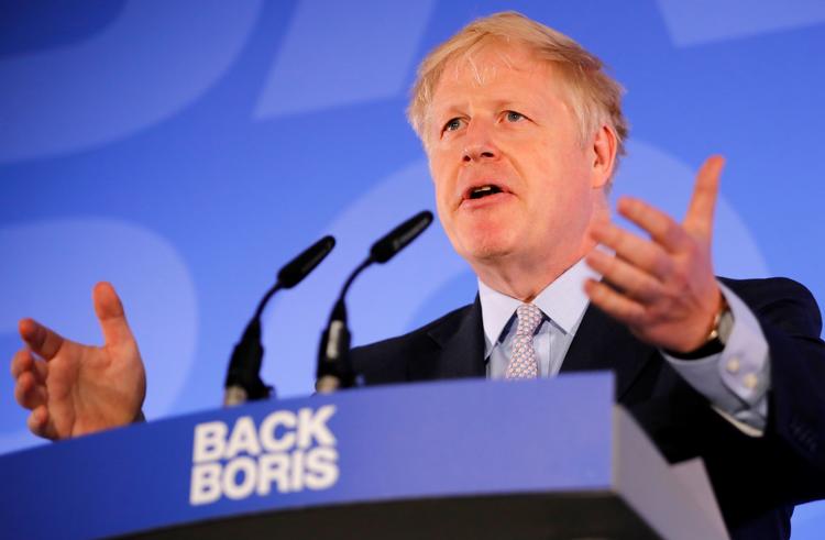 En række falske historier om brexit på sociale medier - blandt andet om et planlagt attentat på Boris Johnson, der i dag er favorit til at blive den næste britiske premierminister, blev plantet af et formodet russisk spionnetværk. Foto: Tolga Akmen/Ritzau Scanpix