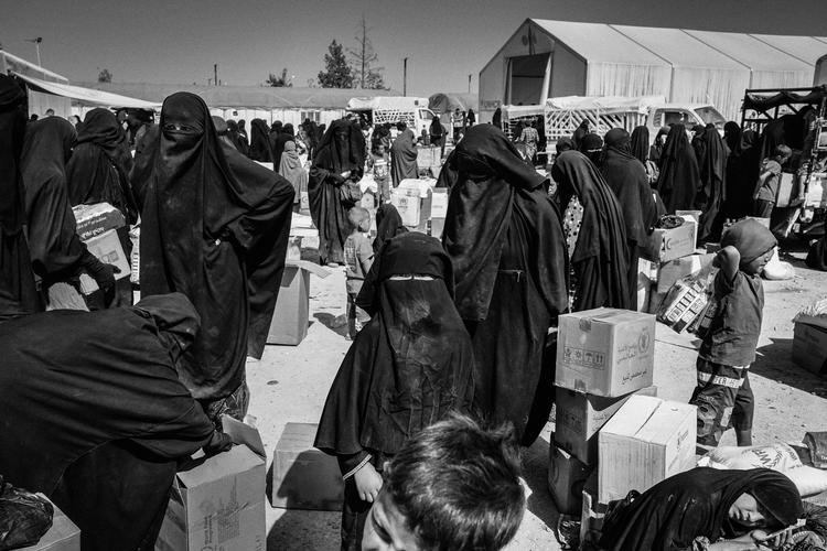 Tusindvis af familiemedlemmer til IS-krigere befinder sig i Al Hol-lejren i Syrien.  Foto: Jan Grarup