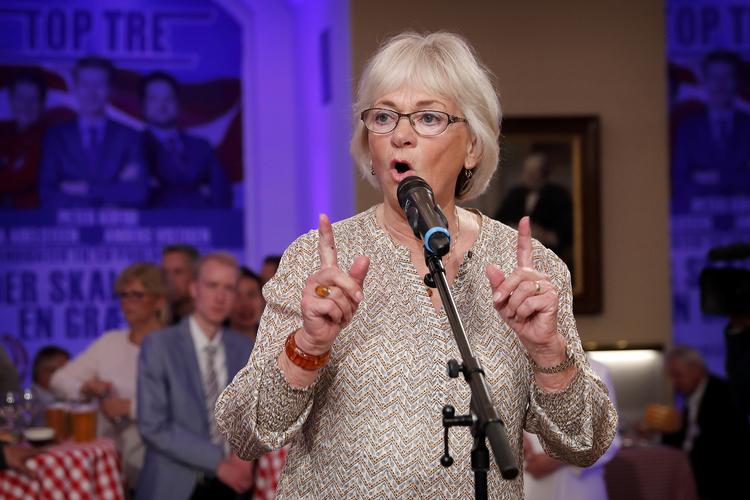 Pia Kjærsgaard, der under den seneste regering var formand for Folketinget, har fået tildelt posten som udlændingeordfører. Foto: Jens Dresling/POLFOTO
