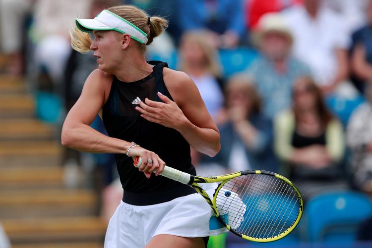 Wozniacki  fortsætter sit titelforsvar i turneringen. Foto: Andrew Couldridge/Ritzau Scanpix