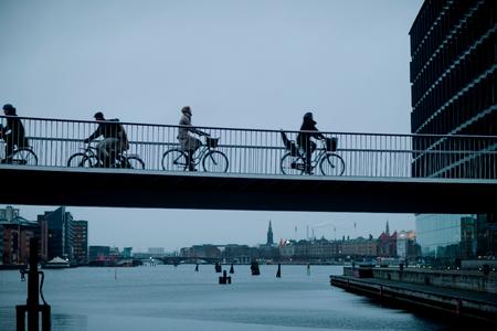 Forbindelser som Cykelslangen bidrager til at gøre cykeltrafikken attraktiv. Foto: Miriam Dalsgaard/POLFOTO