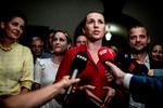Mette Frederiksen stod natten til onsdag frem foran pressen for første gang, efter at det stod klart, at hun bliver landets nye statsminister. Foto: Anthon Unger