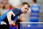 Jonathan Groth ser sig selv som en vinder efter at have indkasseret sølvmedalje og OL-billet ved de europæiske olympiske lege i Minsk. 
   Foto: Vasily Fedosenko/Ritzau Scanpix