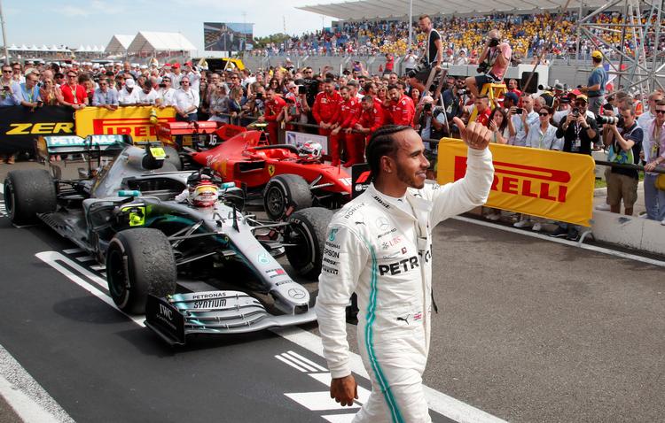 Lewis Hamilton er uden konkurrence i disse år i formel 1. Han er godt i gang med at slette alle Michael Schumachers rekorder.
   Foto: Jean-paul Pelissier/Ritzau Scanpix