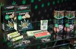 Butikken Green Gold Rush i Rom udstiller sit udvalg af mild cannabis.
 Foto: Andrew Medichini/Ritzau Scanpix
