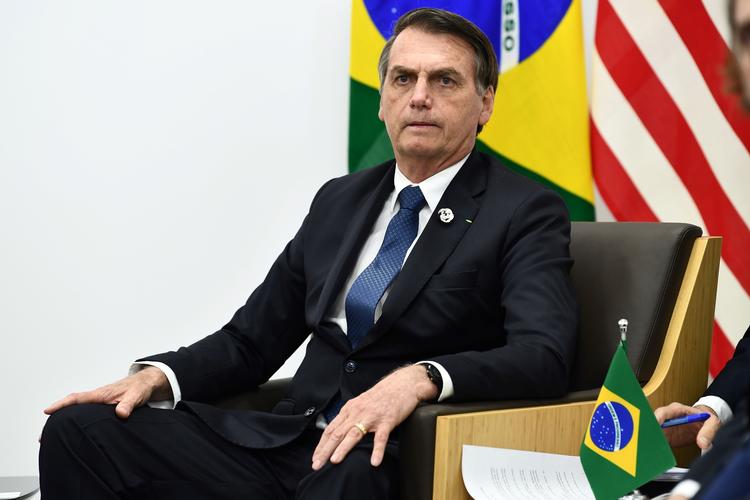
Jair Bolsonaro fik en dårlig optakt til G20-topmødet i Japan, hvor han blandt andet har mødtes med USA's præsident Donald Trump. Foto: Brendan Smialowski/Ritzau Scanpix
