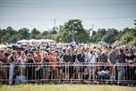 Roskilde Festival åbnede i dag op for sit campingområdet. Også her var der kø. Foto: Mads Claus Rasmussen/Ritzau Scanpix