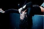 Den karismatiske Michael Hutchence fanget på scenen under Midtfyns Festival 1997, det år han blev fundet hængt på sit hotelværelse i Sydney. FOTO: Nicolai Fuglsig Foto: Nicolai Fuglsig/POLFOTO