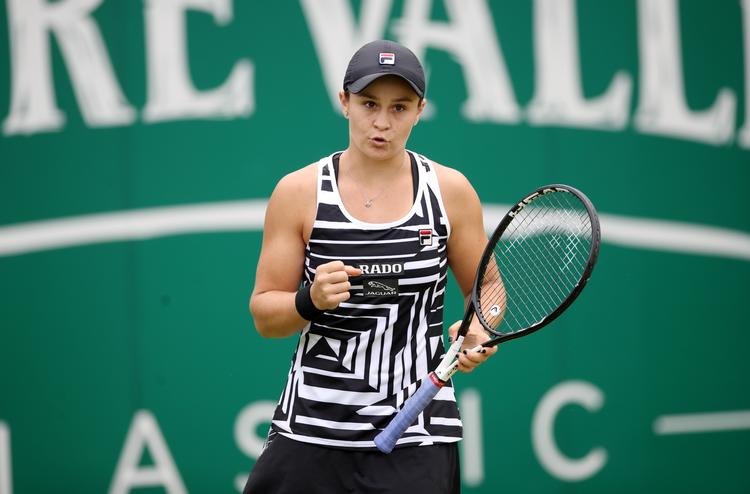 Ashleigh Barty er en rolig spillertype, som i sit eget tempo har spillet sig op i hierarkiet og nu er ved at indfri de store forventninger, der blev stillet til hende, da hun var junior.   Foto: Carl Recine/Ritzau Scanpix