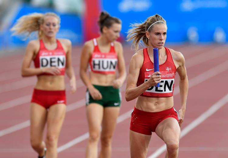 Prestigemæssigt halter det europæiske OL stadig langt efter de største mesterskaber. Blandt andet atletikkonkurrencerne, hvor Danmark stillede med OL-sølvvinder Sara Slott Petersen, havde svært ved at tiltrække mange store sportsnavne. Foto: Lars Møller/Ritzau Scanpix