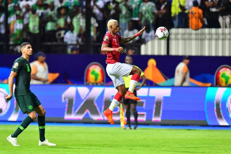 Madagascar leverede noget af en bedrift, da den fodboldmæssige lilleput i Afrika søndag besejrede selveste Nigeria ved Africa Cup of Nations. (Photo by Giuseppe CACACE / AFP)
   Foto: Giuseppe Cacace/Ritzau Scanpix
