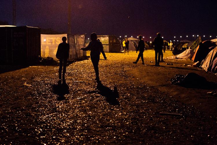 Det var i dette campingområde, at slagsmålet fandt sted.    Foto: Emma Sejersen/POLFOTO