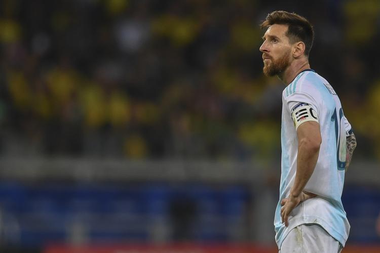 
Skuffet Messi. (Photo by Pedro UGARTE / AFP)
   Foto: Pedro Ugarte/Ritzau Scanpix